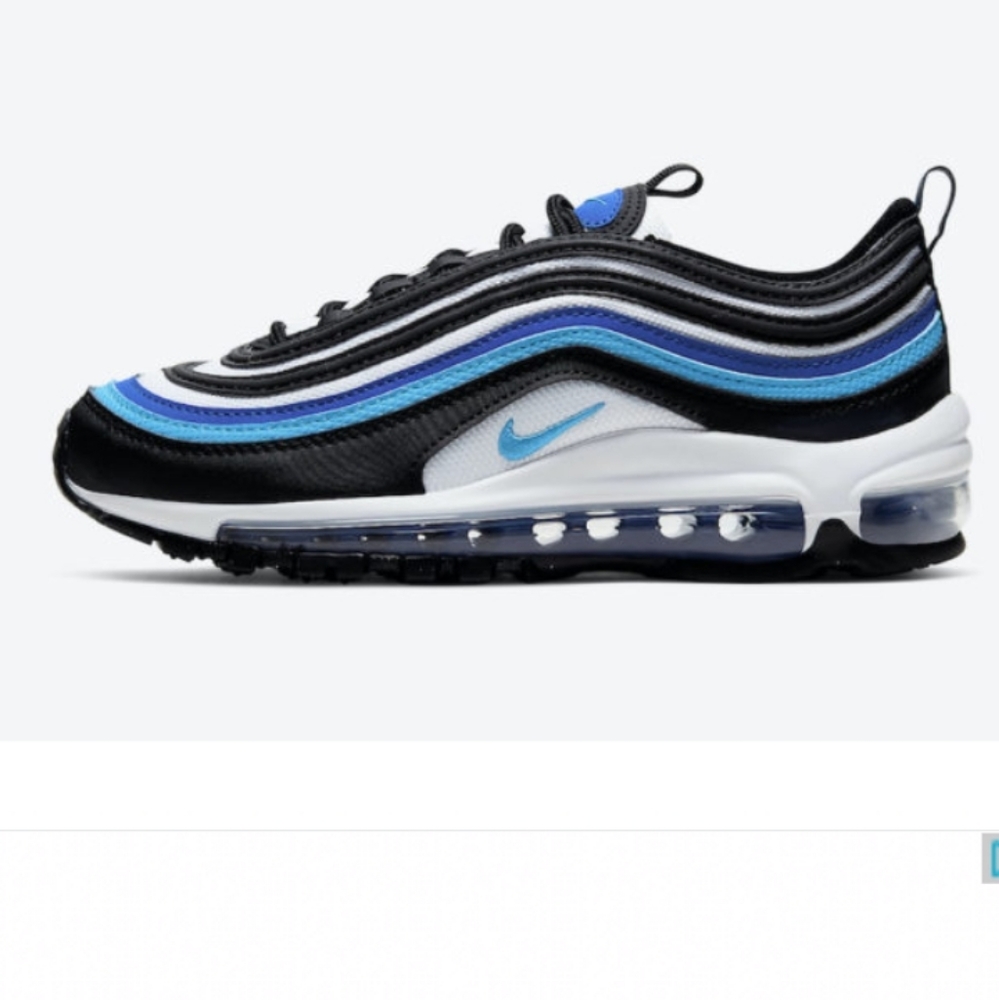 Nike Air Max 97Black Hyper Blue Oracle Aqua (GS) - Picture 4 of 8